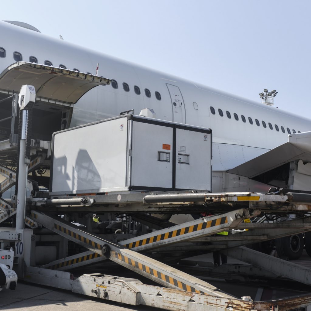 shipping container vaccine delivery